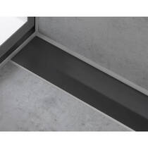Решетка для душевого канала Hansgrohe RainDrain Flex Wall 56052340 черный матовый хром 900 мм, фото №4