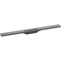 Решетка для душевого канала Hansgrohe RainDrain Flex Wall 56052340 черный матовый хром 900 мм, фото №1