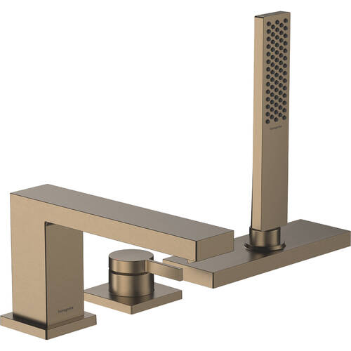 Змішувач для ванни Hansgrohe Tecturis E 73443140 бронза матовий, фото 1