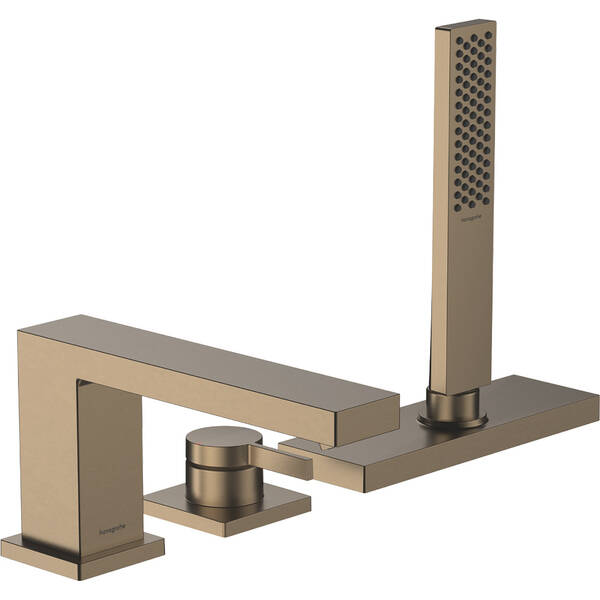 Змішувач для ванни Hansgrohe Tecturis E 73443140 бронза матовий, фото 1