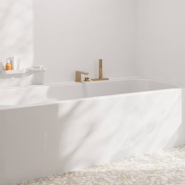 Змішувач для ванни Hansgrohe Tecturis E 73443140 бронза матовий, фото 3