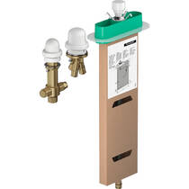 Внутренняя часть смесителя Hansgrohe на край ванны на 3 отверстия 13481180, фото №1