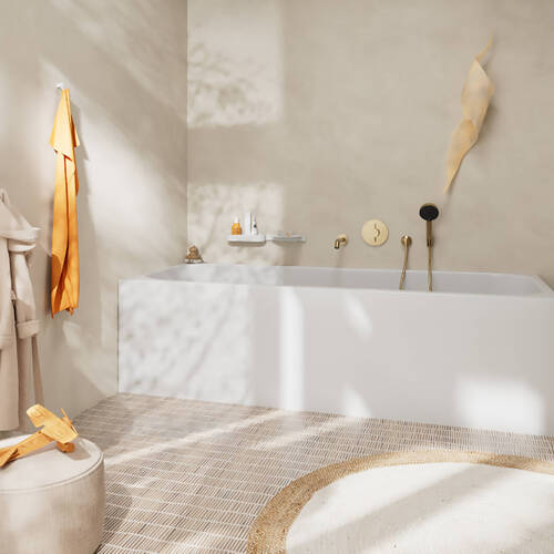 Излив для ванны Hansgrohe Tecturis S 73411140 бронза матовый