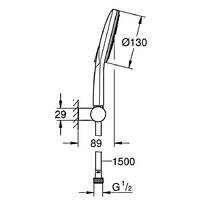 Душовий набір Grohe Rainshower SmartActive 26580000, фото №2