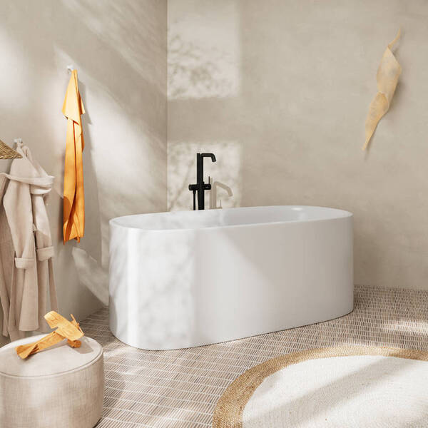 Смеситель для ванны Hansgrohe Tecturis S 73440670 напольный
