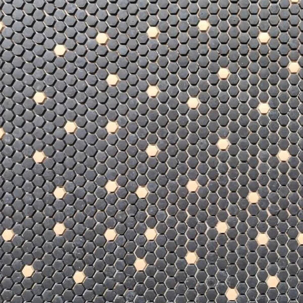 Мозаїка Mozaico De Lux V-Mos VJB-231 Dark+Gold 28,8х29,3 см, фото 1