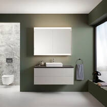Тумба для раковины Geberit One 505.264.00.2 подвесная 105 см белый, фото №6