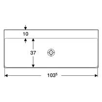 Раковина Geberit One 505.021.01.4 105 см, фото №2