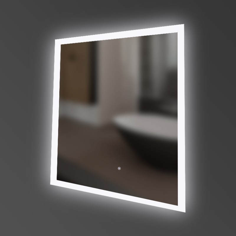 6032160 ART Дзеркало 600x700 прямокутне, з тачсенсором та LED підсвідкою (1 сорт)