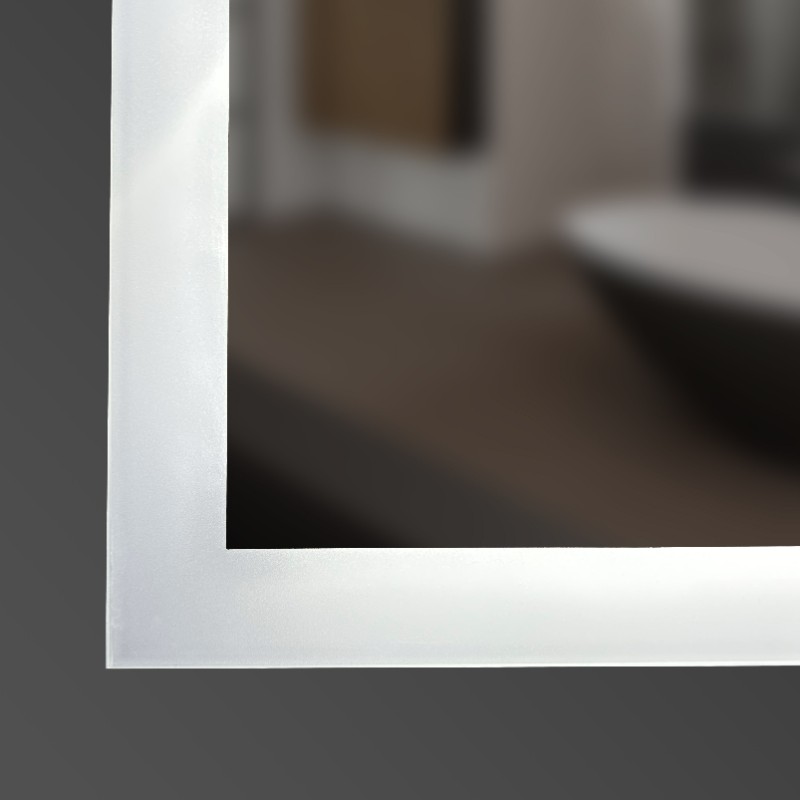 6032180 ART Дзеркало 800x600 прямокутне, з тачсенсором та LED підсвідкою (1 сорт)