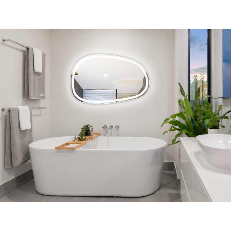 5415100 Style Дзеркало 1000х650 асиметричне, з тачсенсором та LED підсвідкою (1 сорт)
