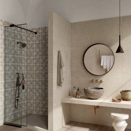 Керамограніт ABK Poetry Stone Stamp Beige Nat Rett 60х120 см, фото 4