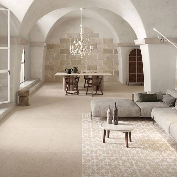Керамограніт ABK Poetry Stone Stamp Beige Nat Rett 60х120 см, фото 3
