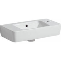 Раковина Geberit Selnova Compact 501.507.00.7 50 см белый глянец, фото №1