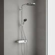 Душова система Hansgrohe Pulsify Showerpipe 260 1jet EcoSmart 24221000 з термостатом, фото 1