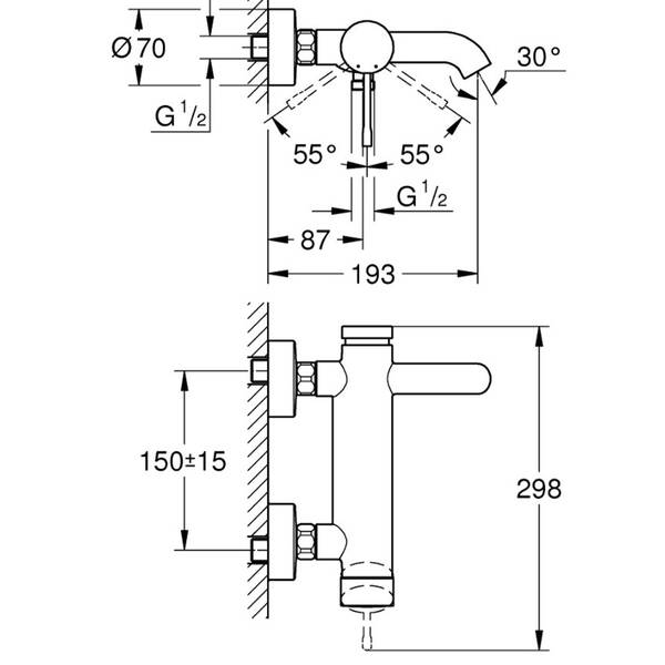 Смеситель для душа Grohe Essence 33624DL1, фото 2