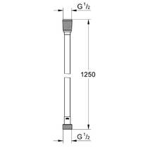 Душовий шланг Grohe Silverflex 28362DA1 теплий захід сонця (рожеве золото) 1,25м, фото №2
