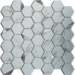 Мозаїка Mozaico De Lux Cl-Mos CCLAYRK23022 Super White Metal 30х29,8 см, фото 1