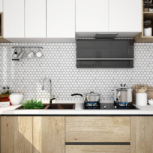 Мозаїка Mozaico De Lux Cl-Mos CCLAYRK23022 Super White Metal 30х29,8 см, фото 3