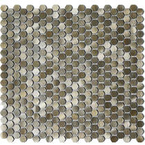 Мозаїка Mozaico De Lux Cl-Mos CCLAYRK23027 Gold Mini Metal 30,4х32,2 см