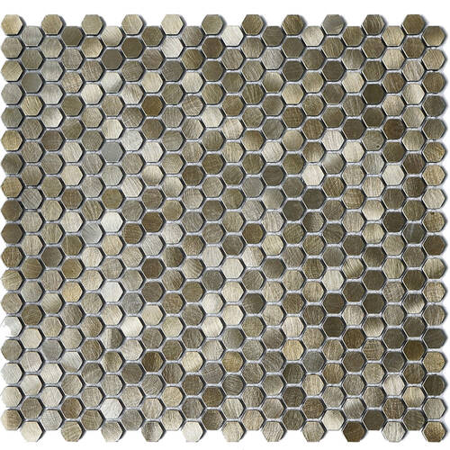 Мозаїка Mozaico De Lux Cl-Mos CCLAYRK23027 Gold Mini Metal 30,4х32,2 см, фото 2