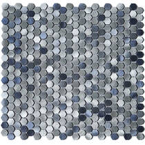 Мозаїка Mozaico De Lux Cl-Mos CCLAYRK23029 Blue Mini Metal 30,4х32,2 см, фото №1