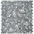 Мозаїка Mozaico De Lux Cl-Mos CCLAYRK23031 Silver Mini Metal 30,4х32,2 см, фото 1