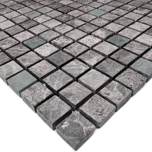 Мозаїка Mozaico De Lux Cl-Mos CCLAYRK23004 Grafit Mini Mosaic 30,5х30,5 см, фото 2