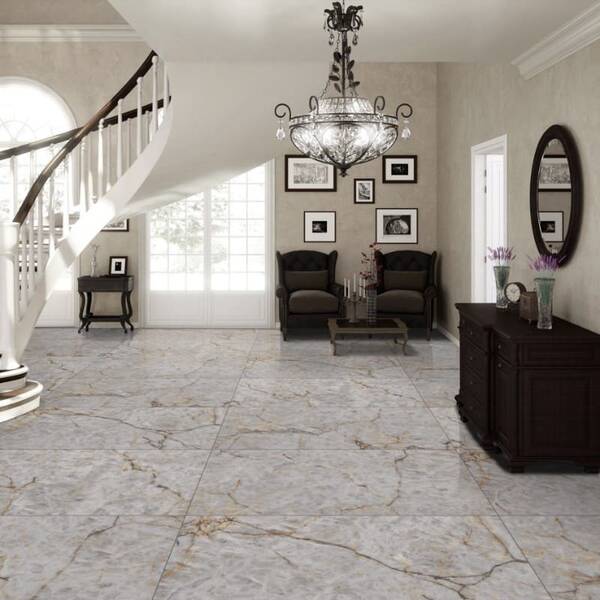 Керамограніт Almera Ceramica-2 Velour Grey 80х160 см, фото 2