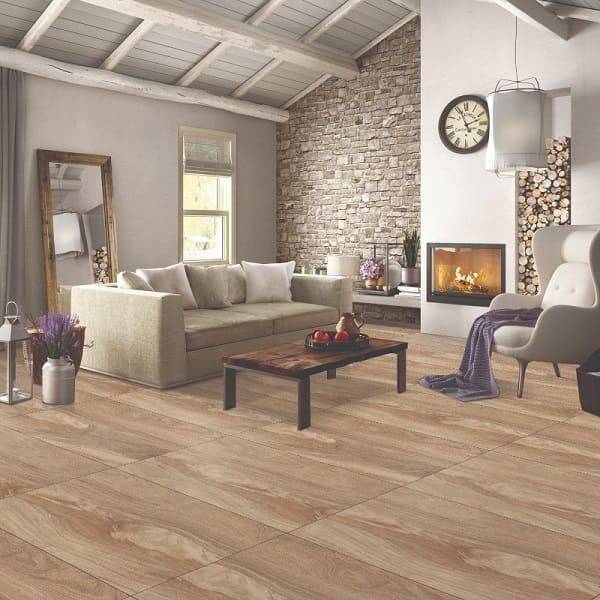 Керамограніт Almera Ceramica-2 Opel Brown 60х120 см, фото 2