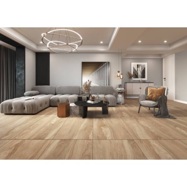 Керамограніт Almera Ceramica-2 Opel Brown 60х120 см, фото 3