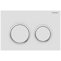 Клавіша змиву Geberit Omega20 115.085.JT.1 білий матовий, фото №1
