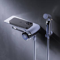 Гигиенический душ AM.PM X-Joy F0H85A800 со смесителем TouchReel и полкой, фото №4