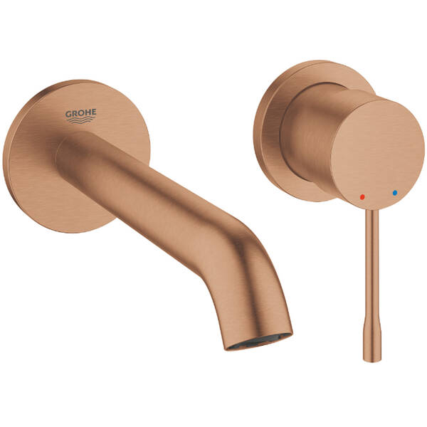 Змішувач прихованого монтажу для раковини Grohe Essence New 29192DL1 теплий захід сонця (брашоване рожеве золото), фото 1