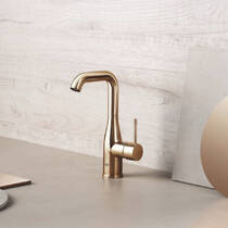 Змішувач для раковини Grohe Essence 32628DA1 L-розмір, теплий захід сонця (рожеве золото), фото №4