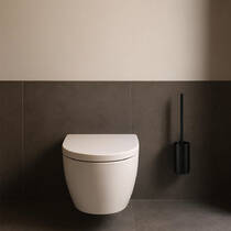 Щітка для унітаза Emco Aura 8515 134 00 з тримачем, чорний матовий, фото №4