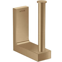 Тримач для туалетного паперу Axor Universal Rectangular 42654140 без кришки, бронза матовий, фото №1