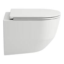 Унитаз подвесной Laufen Pro Compact H8669550000001 Rimless с сиденьем Slim Soft Close, фото №2