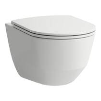 Унитаз подвесной Laufen Pro Compact H8669550000001 Rimless с сиденьем Slim Soft Close, фото №1