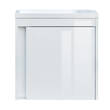 Тумба з раковиною Devit Small 063050W, 50 см, білий глянець, фото 8