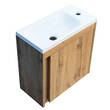 Тумба з раковиною Devit Small 063050O, 50 см, дуб, фото 9