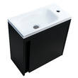 Тумба з раковиною Devit Small 063050B, 50 см, чорний, фото 9