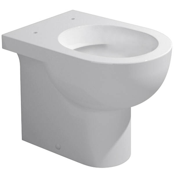 Унітаз підлоговий Flaminia Quick QK117G безобідковий білий глянець, фото 1
