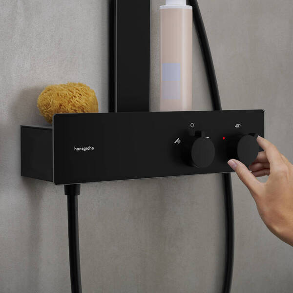 Душова система Hansgrohe Rainfinity 250 1jet EcoSmart 28742670 з термостатом, фото 3