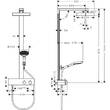 Душова система Hansgrohe Rainfinity 250 1jet EcoSmart 28742670 з термостатом, фото 6