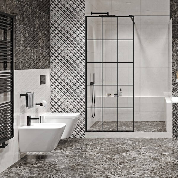 Керамограніт Opoczno Sephora Black 42x42 см, фото 2