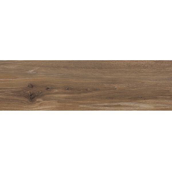 Керамограніт Ceramika Gres Limewood Brown 17,5x60 см, фото 2