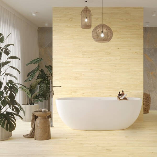 Керамограніт Ceramika Gres Gres Rainwood Light Beige 17,5x60 см, фото 2