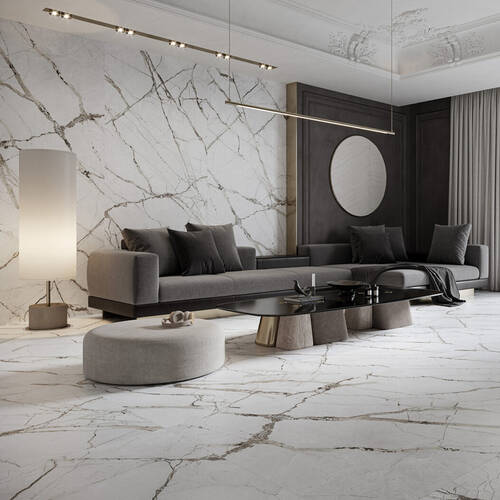 Керамограніт Cerrad Gres Ovation Light Grey Rect 119,7х119,7 см, фото 3