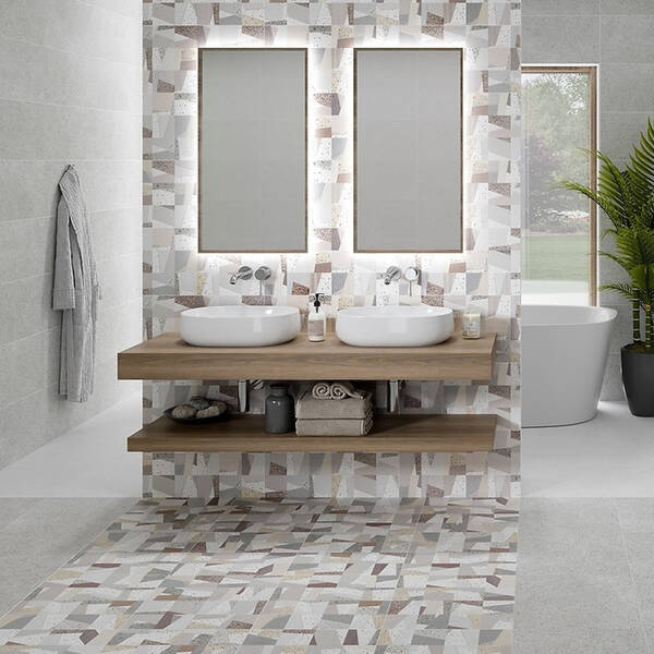 Керамогранит Opoczno Ua Rovena Light Grey Satin 42x42 см, фото 3